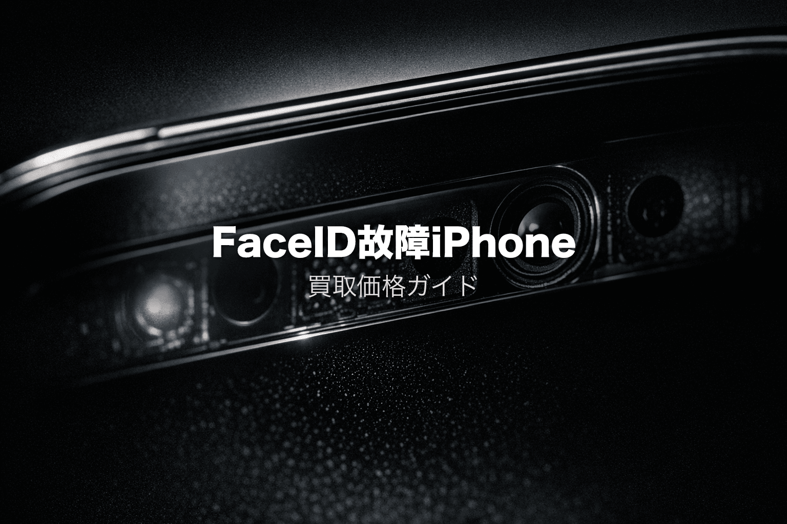 FaceID故障iPhoneの買取価格｜54%減額でも売却が有利な理由【2026年3月更新】
