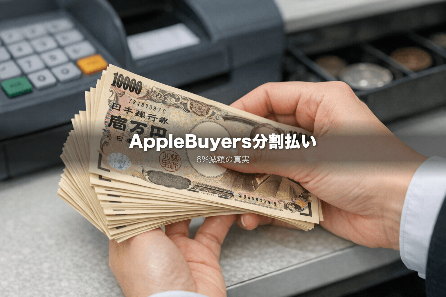 AppleBuyersで分割中iPhone買取|6%減額と現金・振込の差額を体験【2026年3月更新】