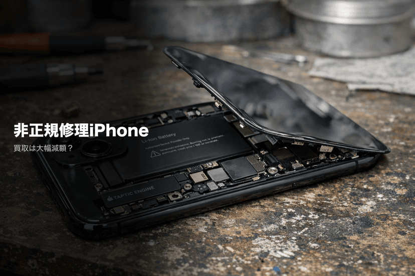 非正規修理したiPhoneは買取できる?減額幅とパーツ交換の影響【2026年3月更新】