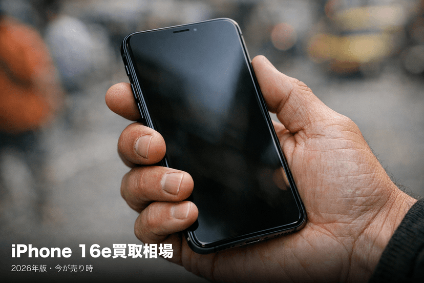 iPhone 16e 買取価格|128GB 7万円〜の高リセールバリュー【2026年3月最新】