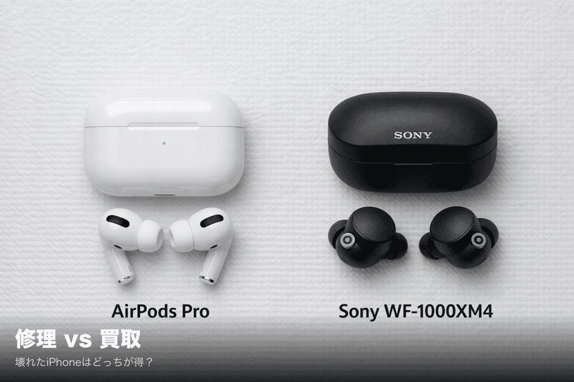 壊れたiPhone、修理vs買取どっちが得?損益を実額で比較【2026年3月】