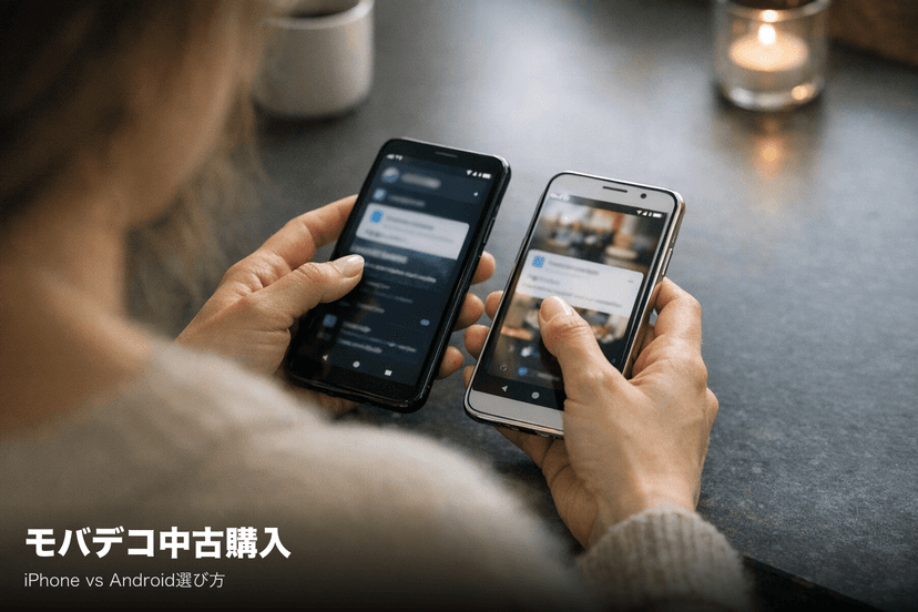 モバデコで中古スマホ購入|iPhone vs Androidどちらを選ぶべき?【2026年3月更新】