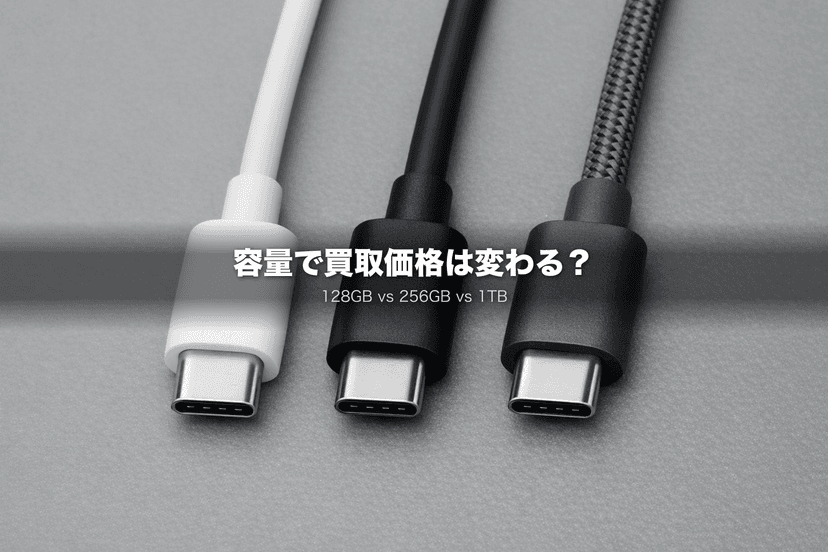 【2026年3月】iPhone容量別の買取価格差|256GBと128GBで1万円以上違う?